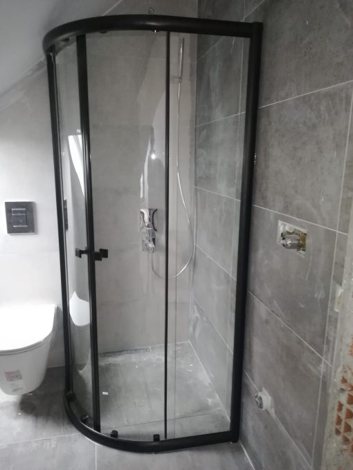 siyah profil oval cam duşakabin siyah profil oval cam duşakabin