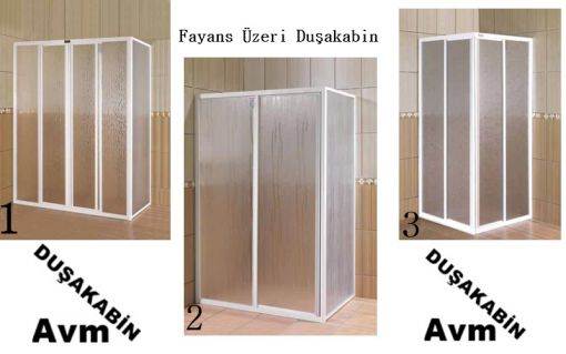  fayans üzeri duşakabin